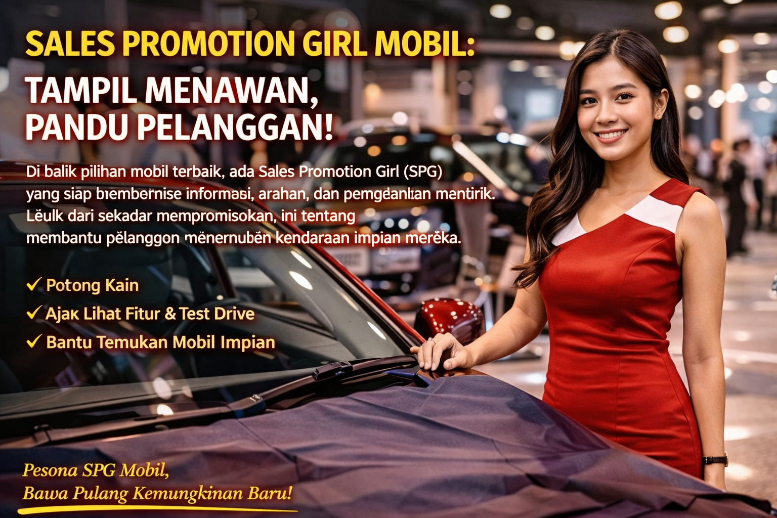 Lowongan Pekerjaan Sales Promotion Girl (SPG) Terbaru 2026: Peluang Karier Menarik untuk Wanita Aktif dan Percaya Diri