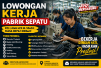 Lowongan Pekerjaan di Pabrik Sepatu 2026: Peluang Kerja Terbuka Lebar untuk Lulusan SMA/SMK