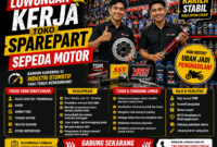 Lowongan Pekerjaan di Toko Sparepart Sepeda Motor 2026: Peluang Karier Menjanjikan di Dunia Otomotif