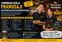 Lowongan Kerja Pramusaji di Restoran Nelayan Centerpoint Medan 2026: Peluang Karier di Dunia Kuliner Premium