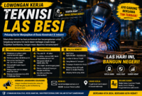 Lowongan Kerja Teknisi Las Besi 2026: Peluang Karier Menjanjikan di Dunia Konstruksi dan Industri