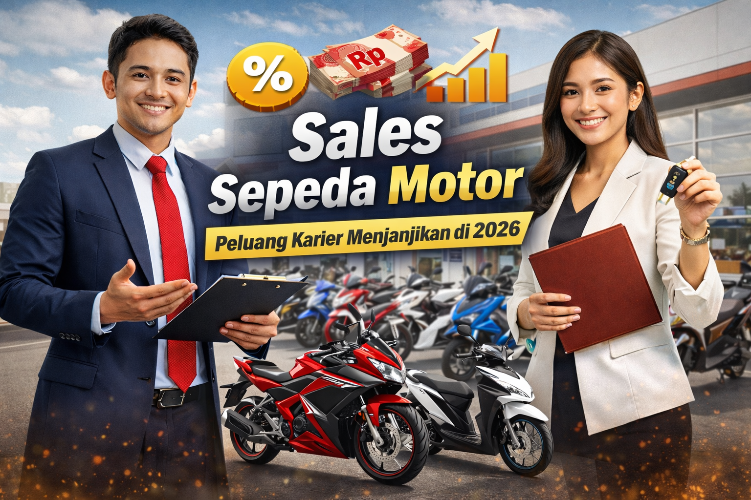 Peluang Karier Sales Sepeda Motor 2026, Gaji Menarik dan Banyak Dibutuhkan