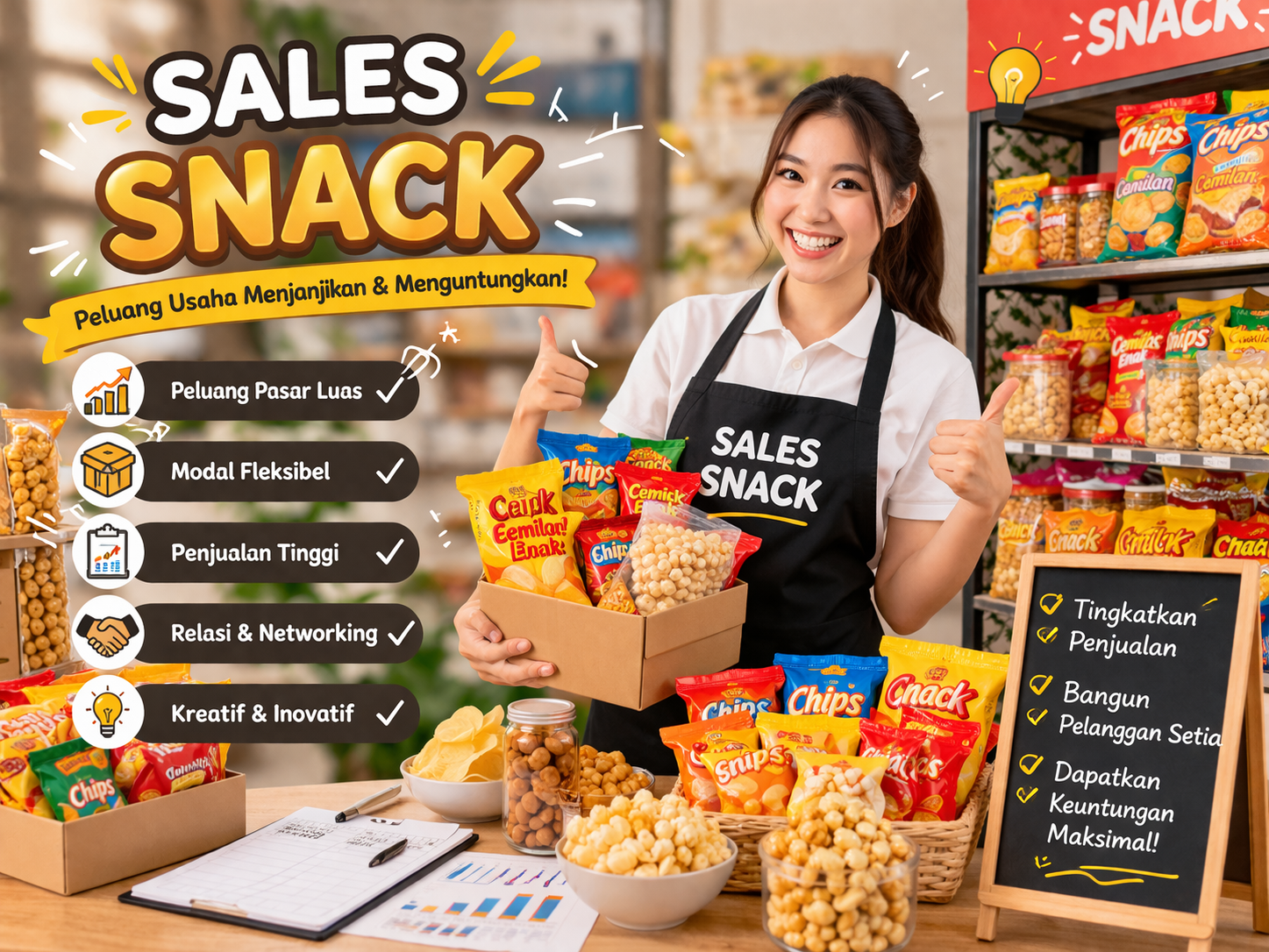 Lowongan Sales Snack 2026: Peluang Karir Menjanjikan di Industri Makanan Ringan