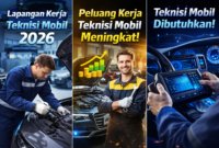 Lapangan Kerja untuk Teknisi Mobil Semakin Luas di 2026, Peluang Besar bagi Lulusan Otomotif