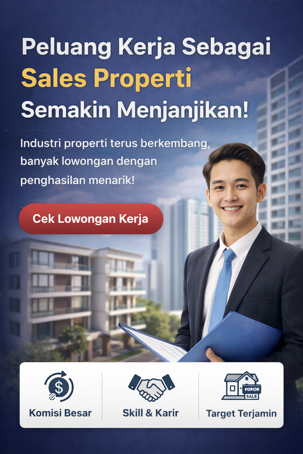 Lapangan Kerja sebagai Sales Properti Semakin Menjanjikan di Tengah Pertumbuhan Industri Real Estate