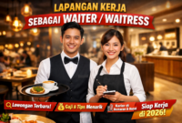 Lapangan Kerja sebagai Waiter / Waitress Semakin Dibutuhkan di 2026 Lapangan Kerja sebagai Waiter / Waitress Semakin Dibutuhkan di 2026