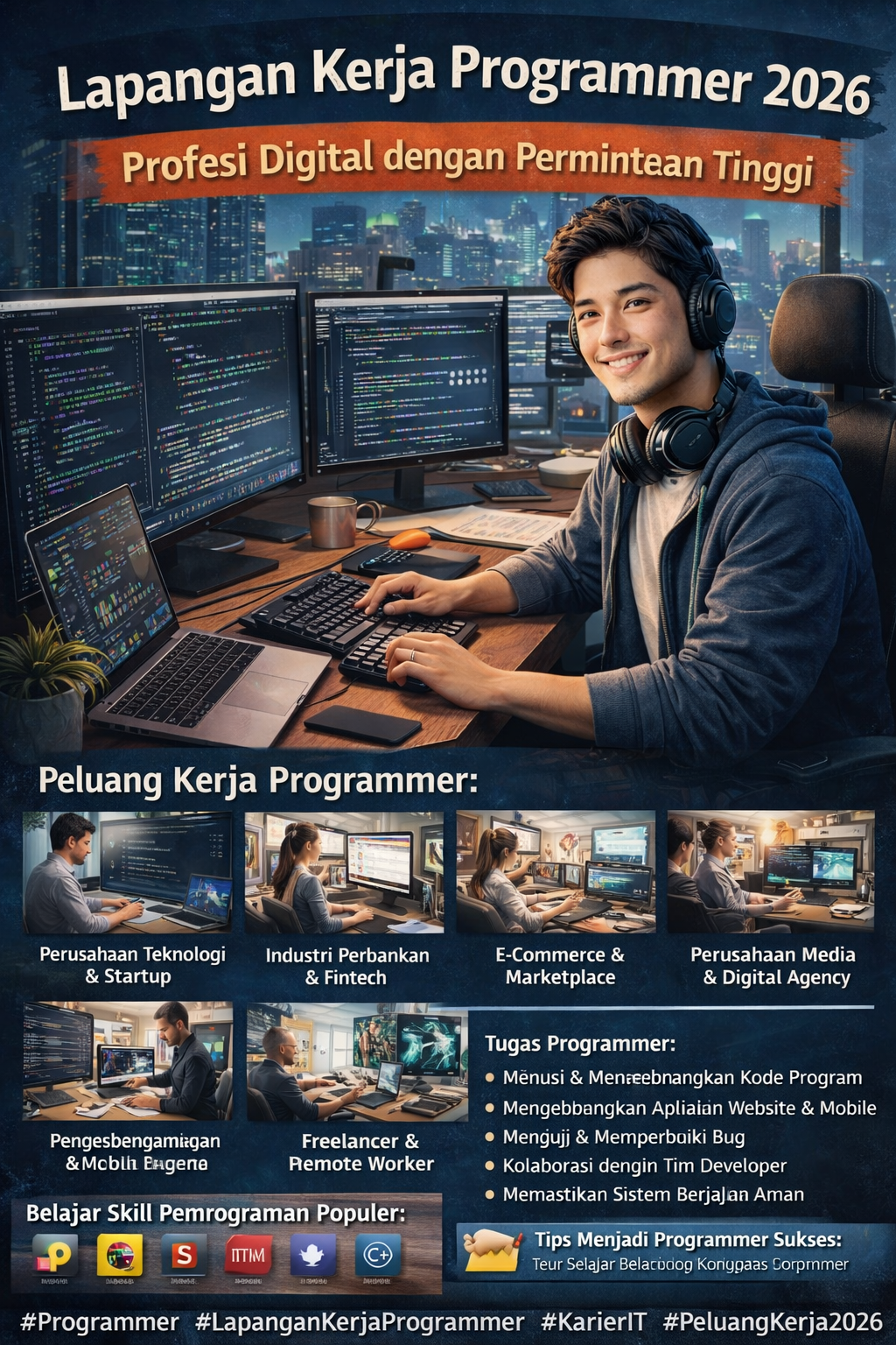 Lapangan Kerja Programmer 2026: Profesi Digital dengan Permintaan Tinggi