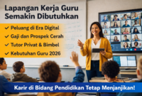 Lapangan Kerja Guru Semakin Dibutuhkan, Ini Peluang dan Tantangannya di Tahun 2026