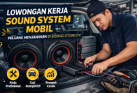 Lowongan Kerja Sound System Mobil Semakin Dibutuhkan, Peluang Menjanjikan di Industri Otomotif