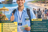 Lowongan Kerja Tour Guide Terbaru 2026, Peluang Karier Seru di Dunia Pariwisata