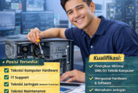 Lowongan Kerja Teknisi Komputer Terbaru 2026, Peluang Besar di Era Digital