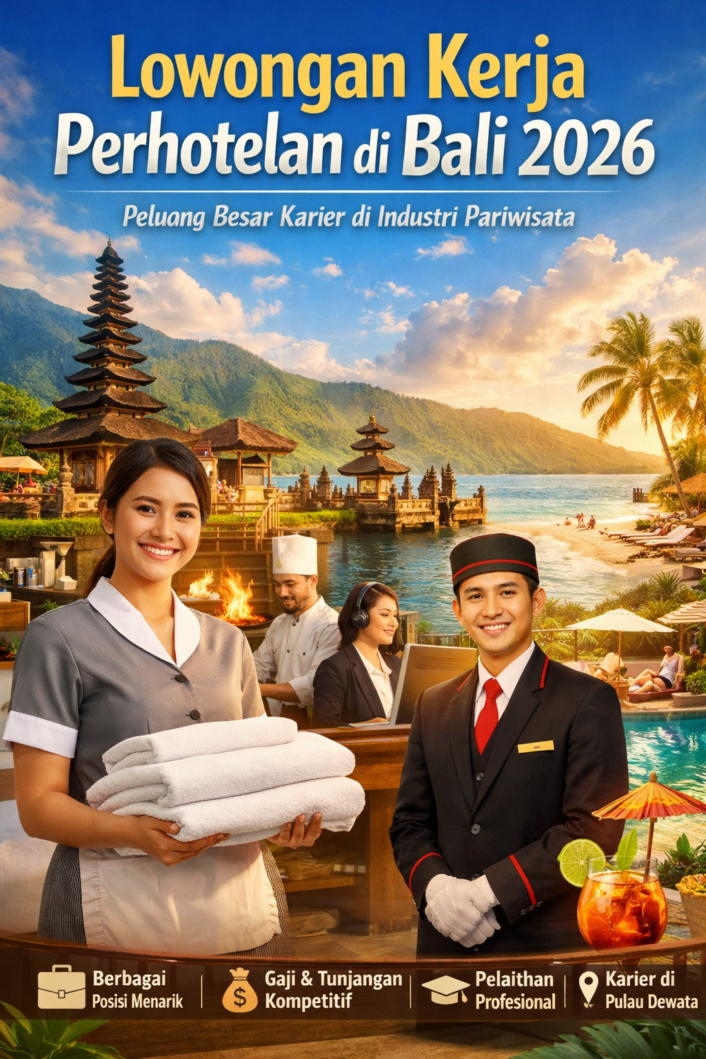 Lowongan Kerja Perhotelan di Bali 2026: Peluang Besar Karier di Industri Pariwisata