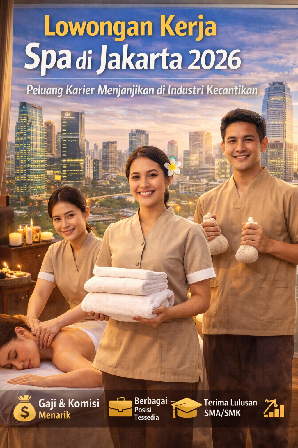 Lowongan Kerja Spa di Jakarta 2026: Peluang Karier Menjanjikan di Industri Kecantikan